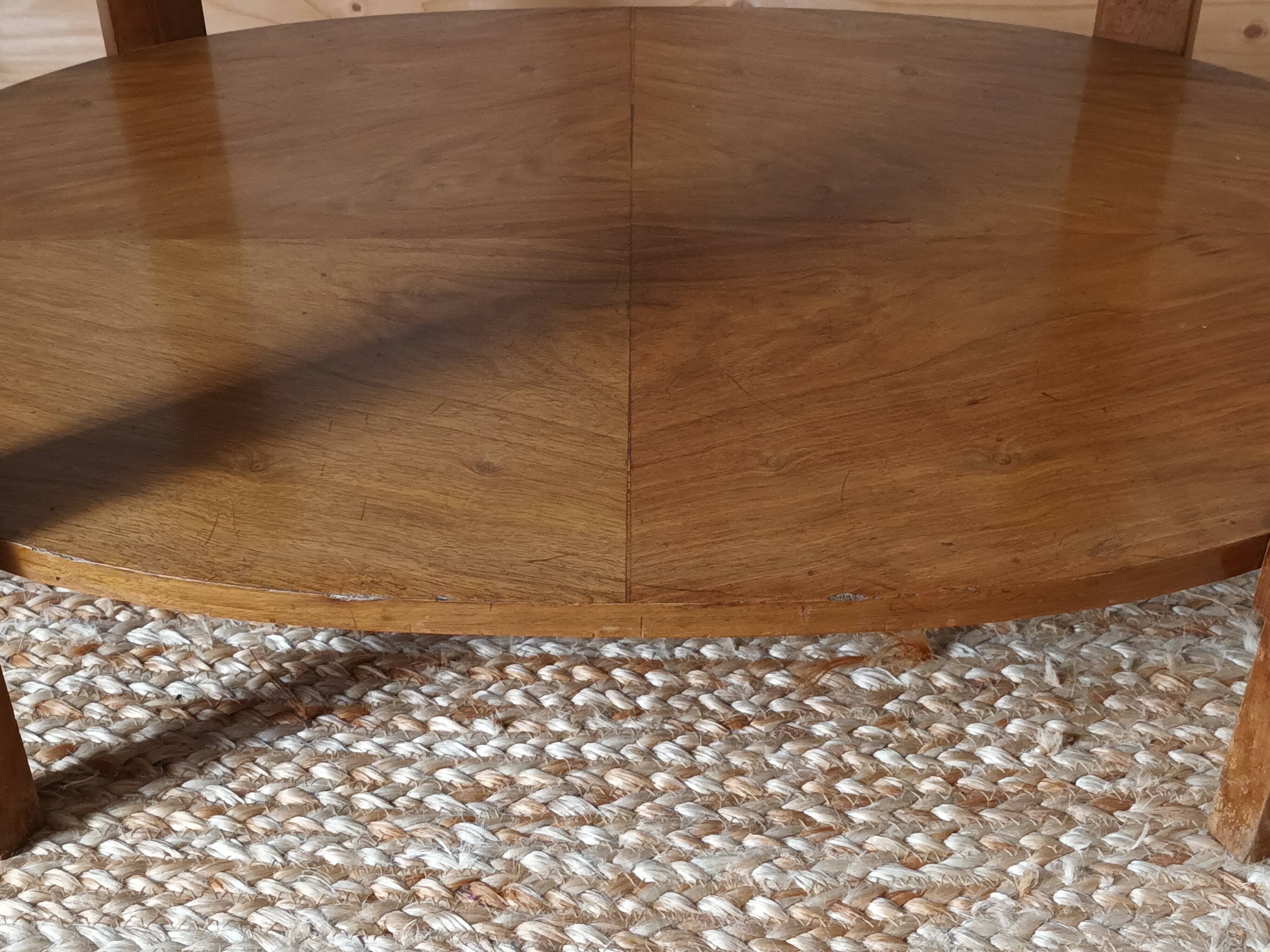 Art Deco walnut gueridon 1930