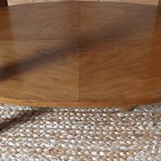 Walnut Art Deco side table 1930