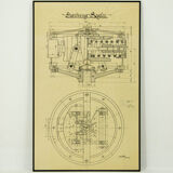 Technical drawing of Hartungs regulator, 1925