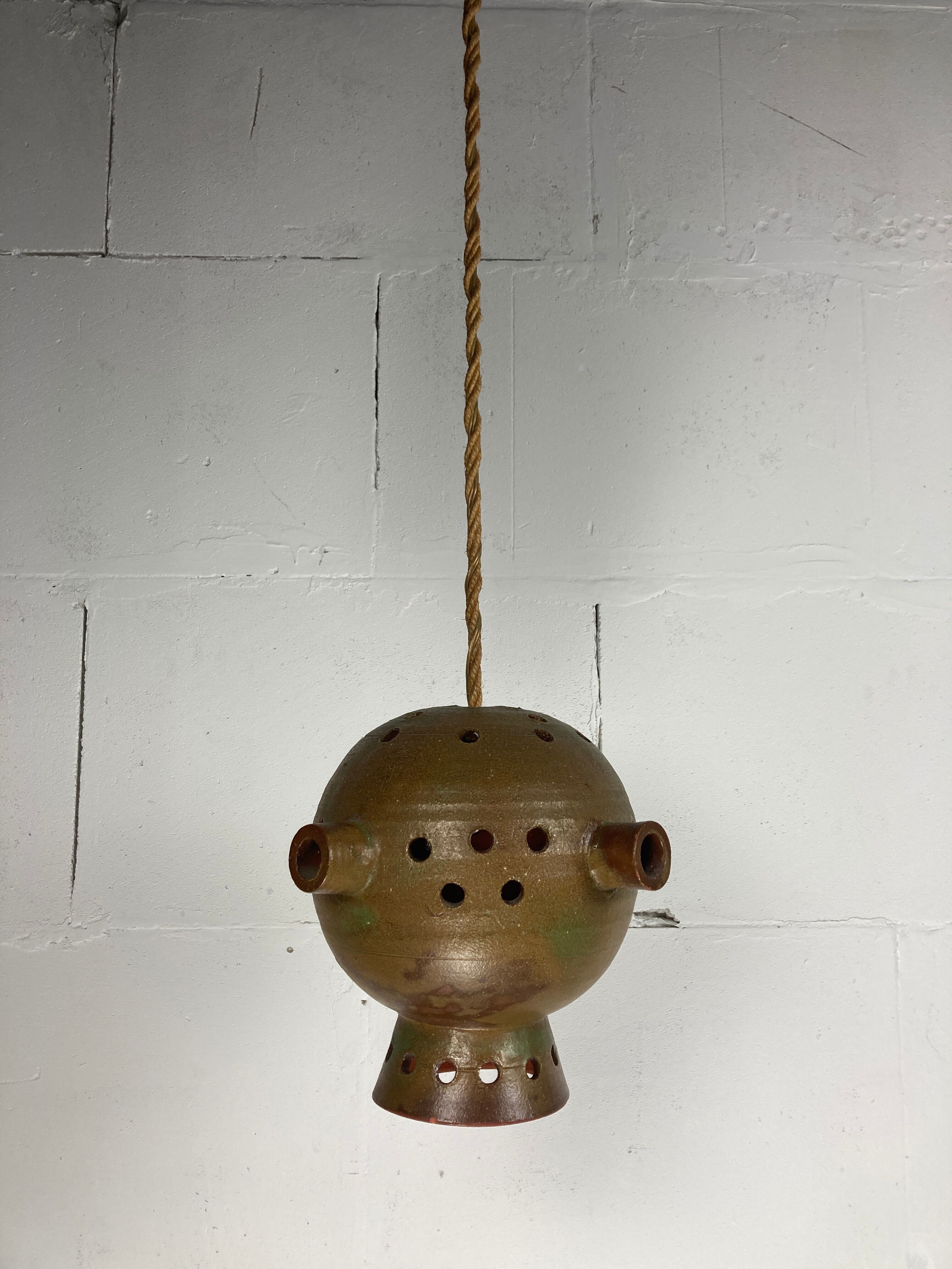Ceramic space age suspension by Mobach Dutch 1960s