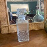 Carafe à whisky en verre taillé