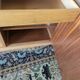 Modernist enfilade with a checkerboard pattern in light wood and mahogany marquetry,