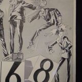 Project pub Air France signs Guy Delaplanche best wishes for 1968