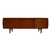 1960s large vintage Danish design teak sideboard by H.P. Hansen