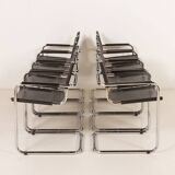 Bauhaus style Italian chairs attr. to Matteograssi, set of 8, 1970s