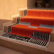 Traditional Moroccan handwoven rug 3x2 m