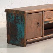 Antique low elm wood furniture – China, around 1900