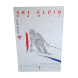 Official Poster Albertville Olympic Games Alpine Ski Ladies