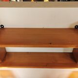 Pine wall shelf from the 70s