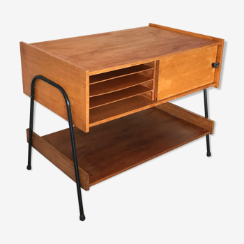 Metal stand furniture vintage design 60s