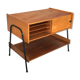 Meuble pied métal design vintage années 60