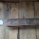 Coat rack patinated wood