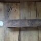 Coat rack patinated wood