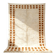 Wool rug with terracotta border – Handmade long-haired Berber