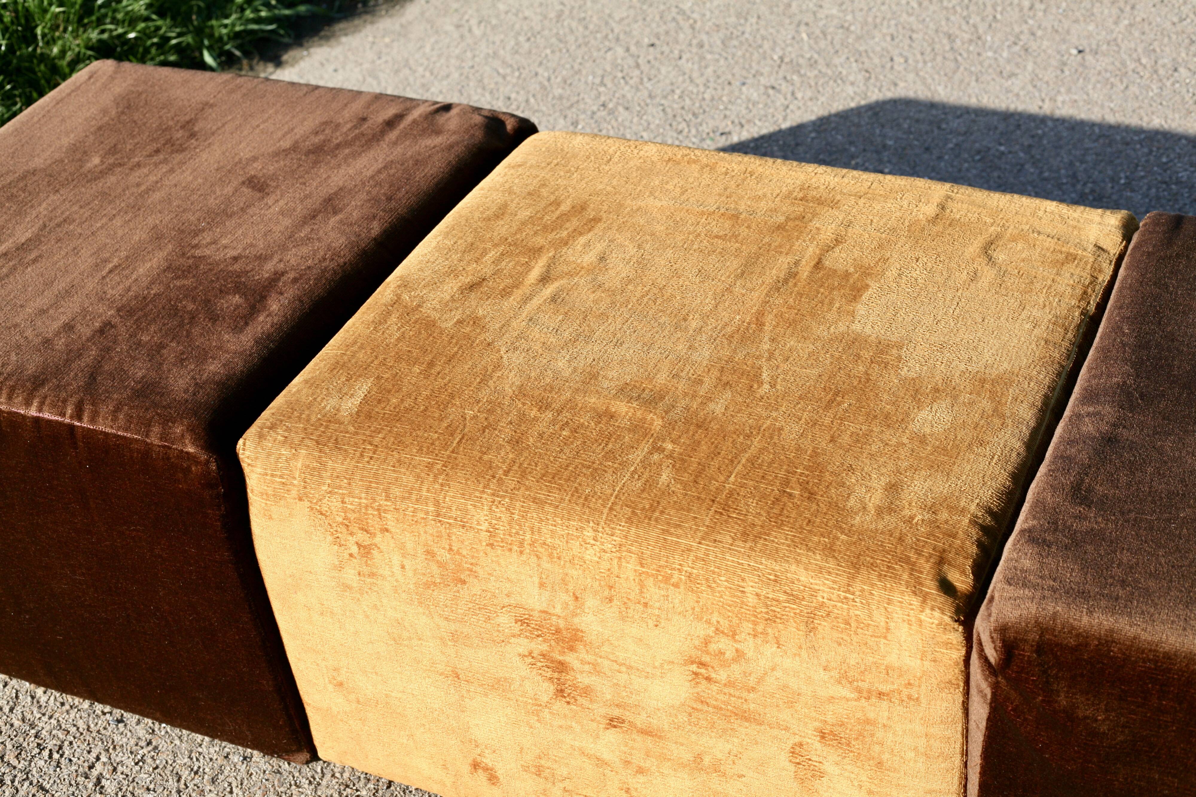 Minimalist sofa, 1970s, modular.