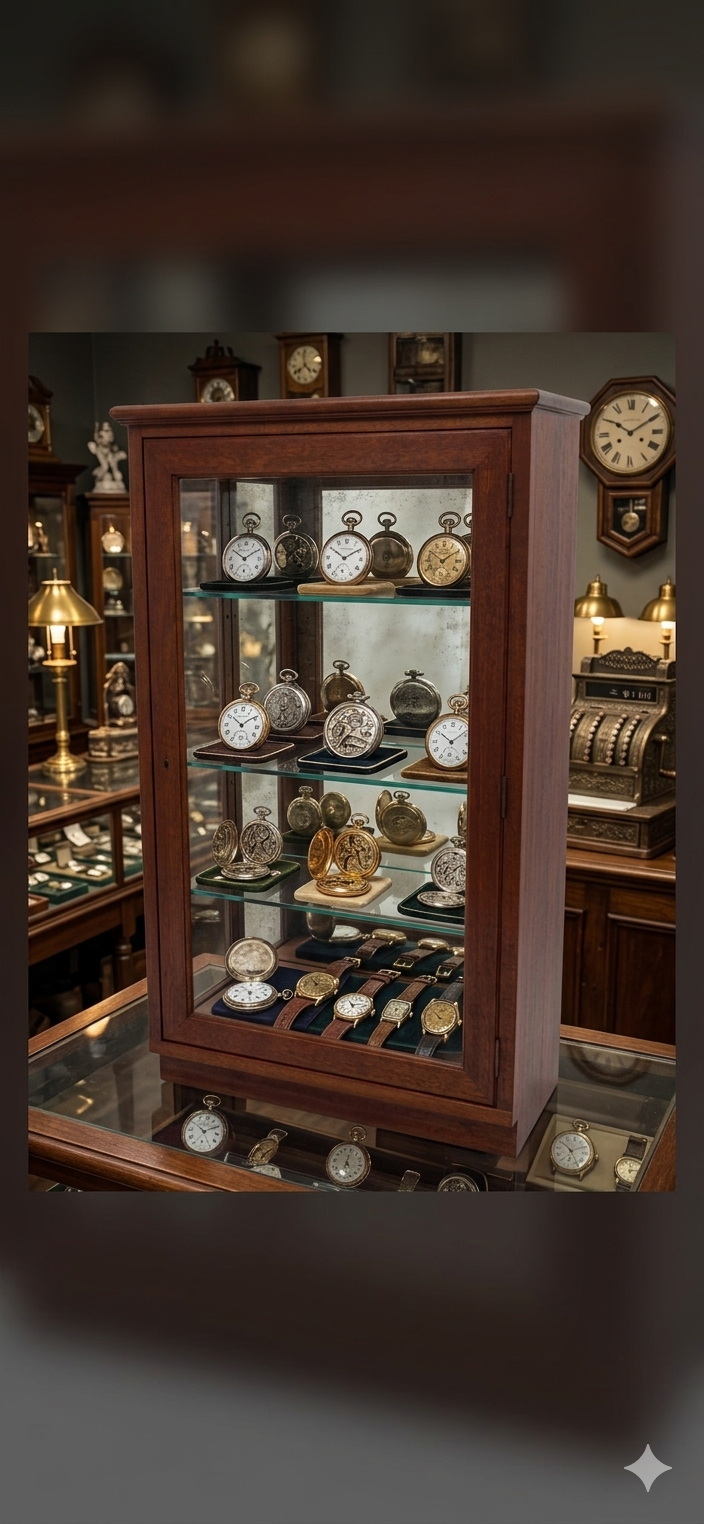 Mahogany display cabinet 20th century