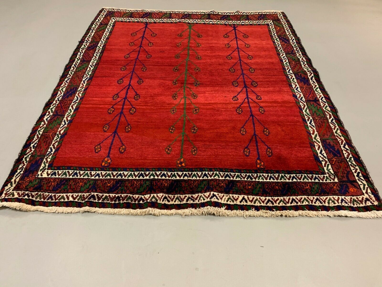 Old tribal zanjan rug 180x160 cm