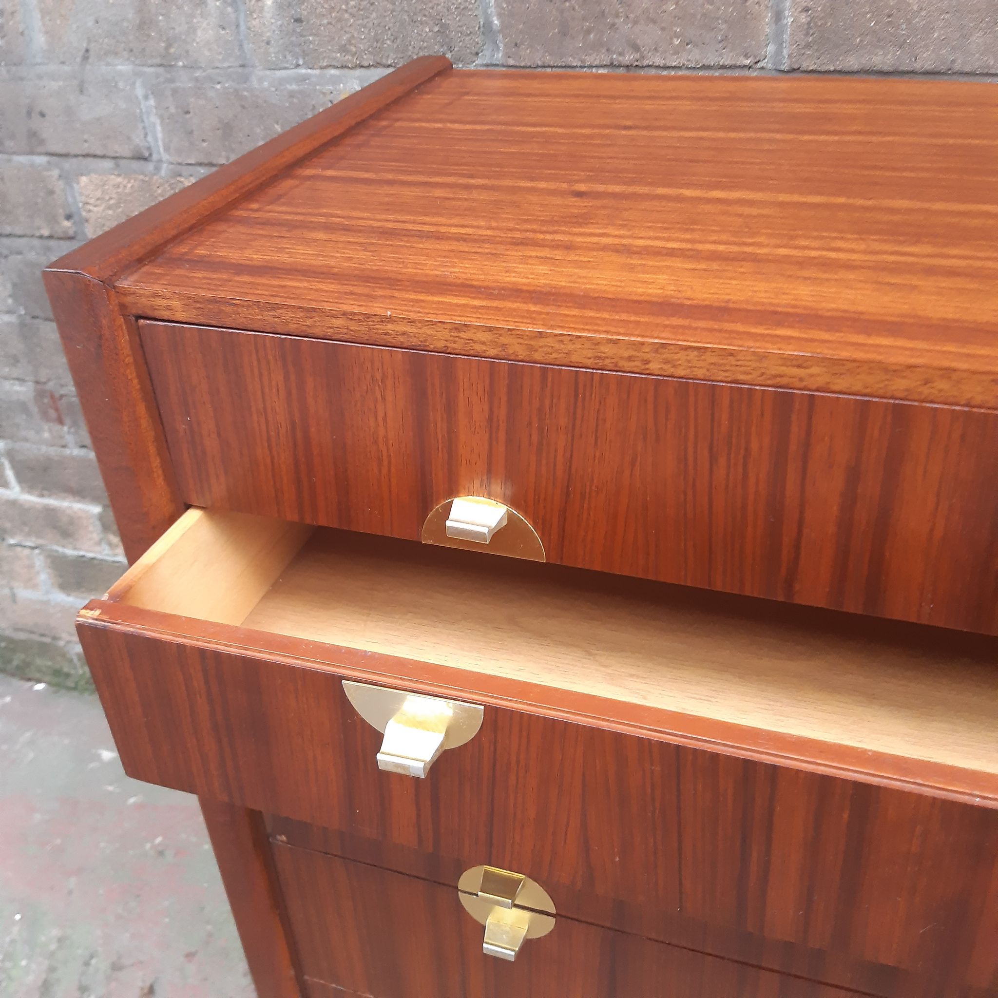 Mid century chest of drawers retro vintage furniture