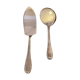 Silver metal cake server