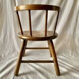 Old solid wood children's chair