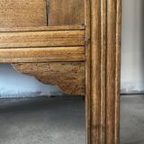 Art Deco oak display case
