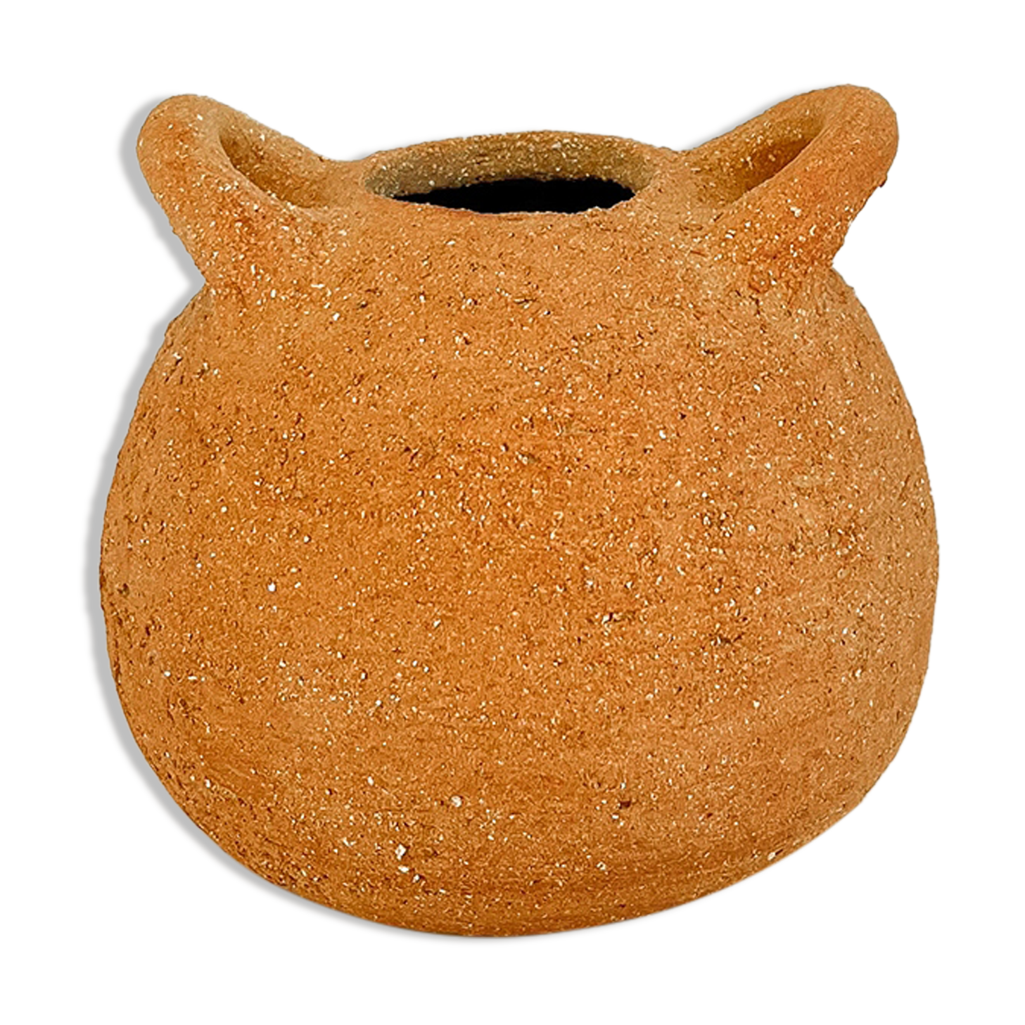“bouboulita” vase in red sandstone