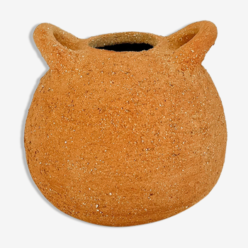Vase "bouboulita" in red sandstone simoneloo
