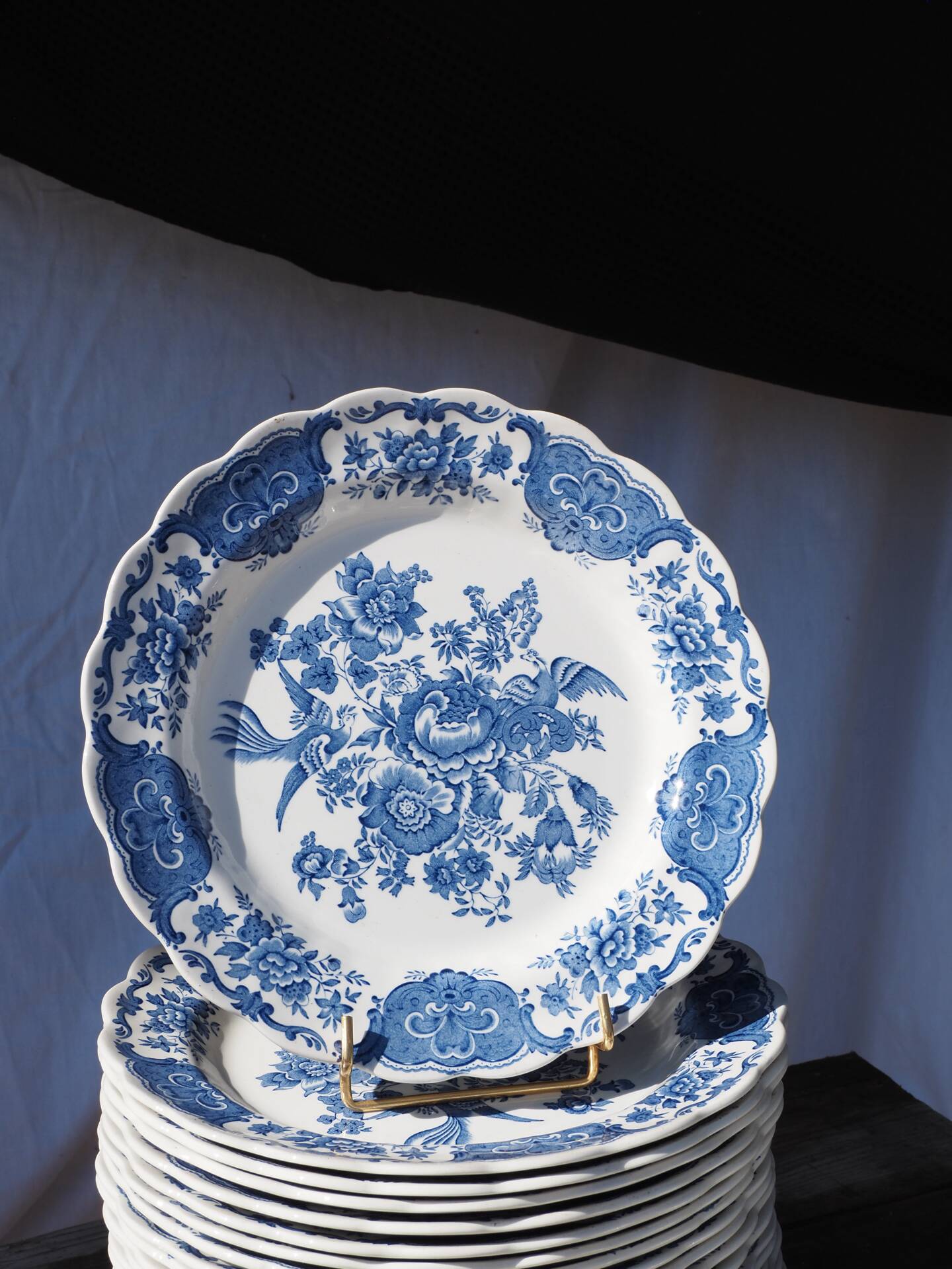 English porcelain service Ridway Staffordshire, 1980s