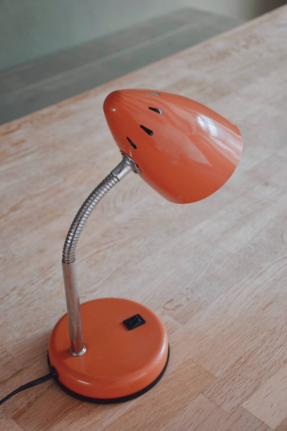 Lampe de bureau Space Age orange