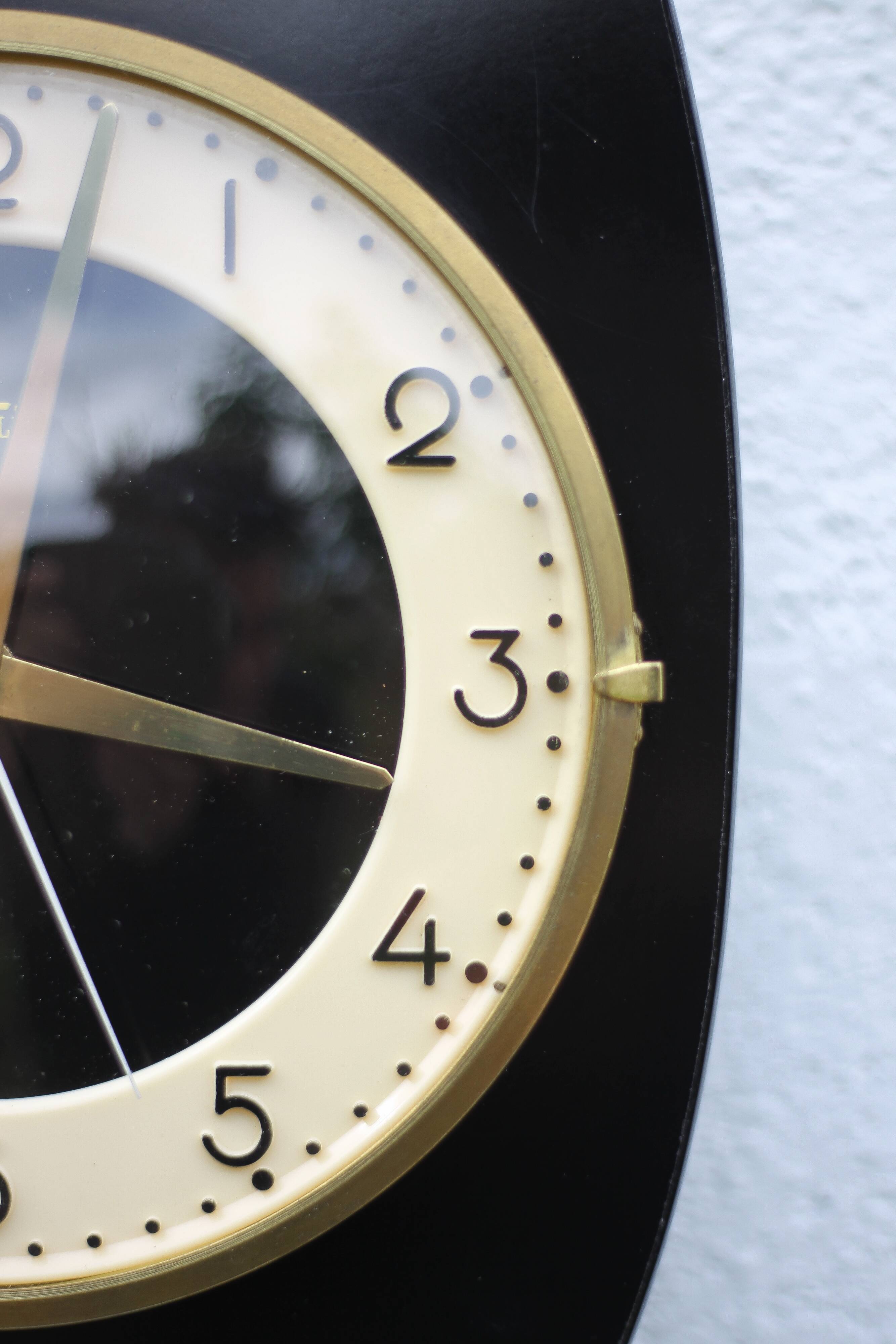 Galli vintage clock, vintage pendulum, wall clock, 60's