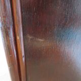 Support buffet bibus woven rattan 2 doors in caning - vintage 60s/70s