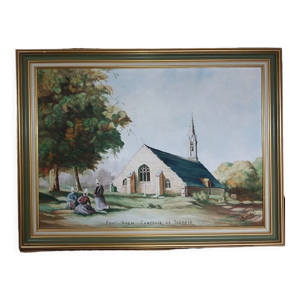 Aquarelle paysage breton