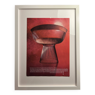 Affiches encadrees knoll space age warren platner