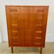 Commode danoise vintage en teck du milieu du siècle par Westergaards
