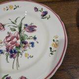5 assiettes Bouquet de fleurs