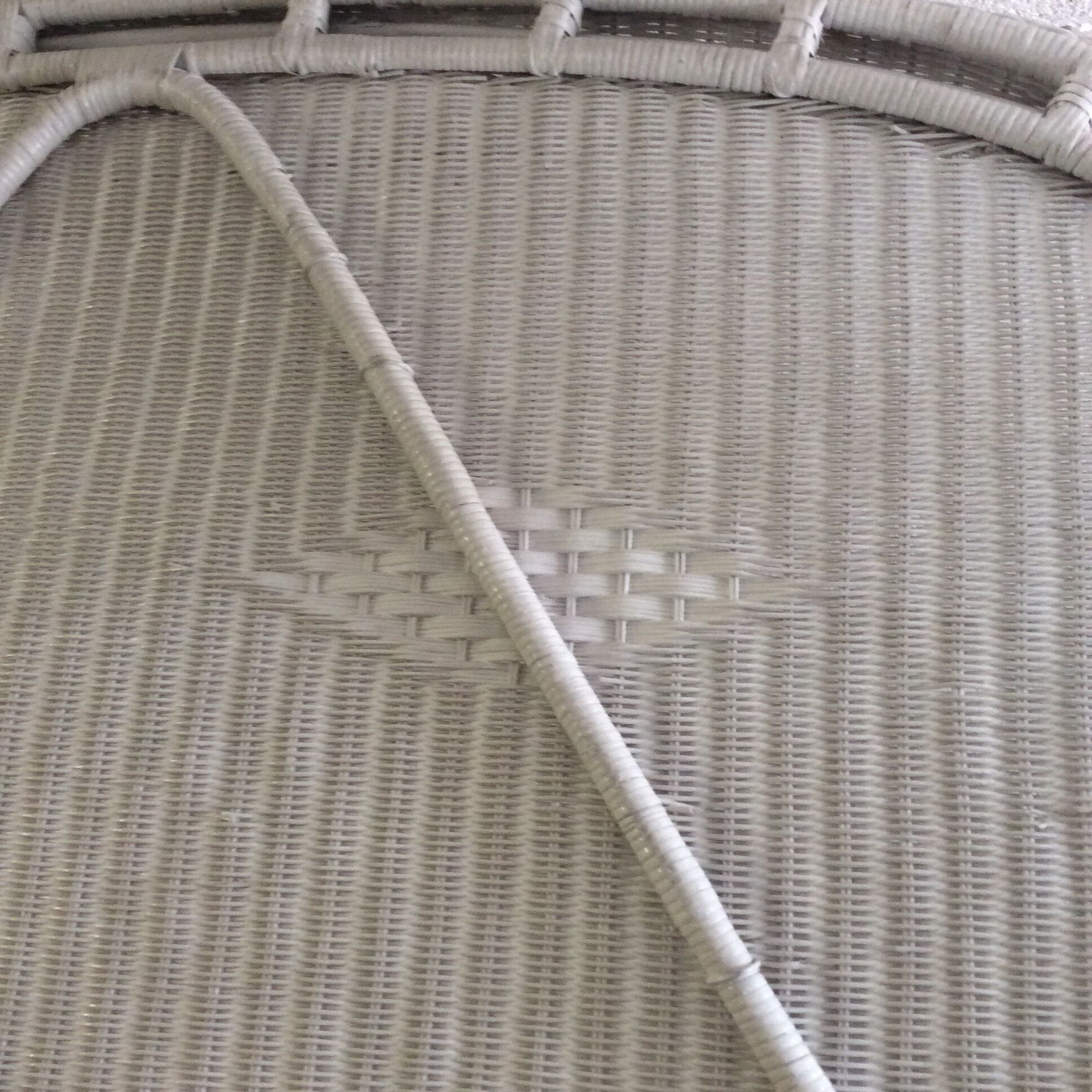 Rattan bedhead vintage