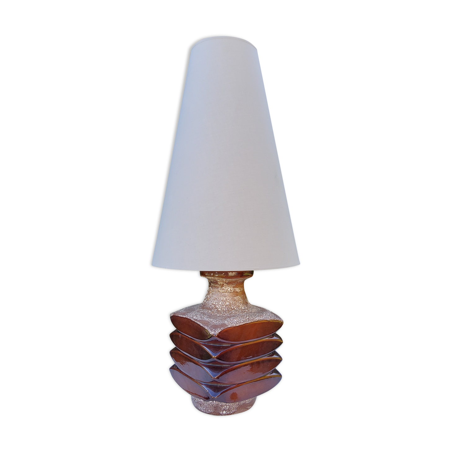 Lamp from the 70s ceramic from vallauris