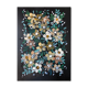 Peinture a4 fleurs jaunes et blanches
