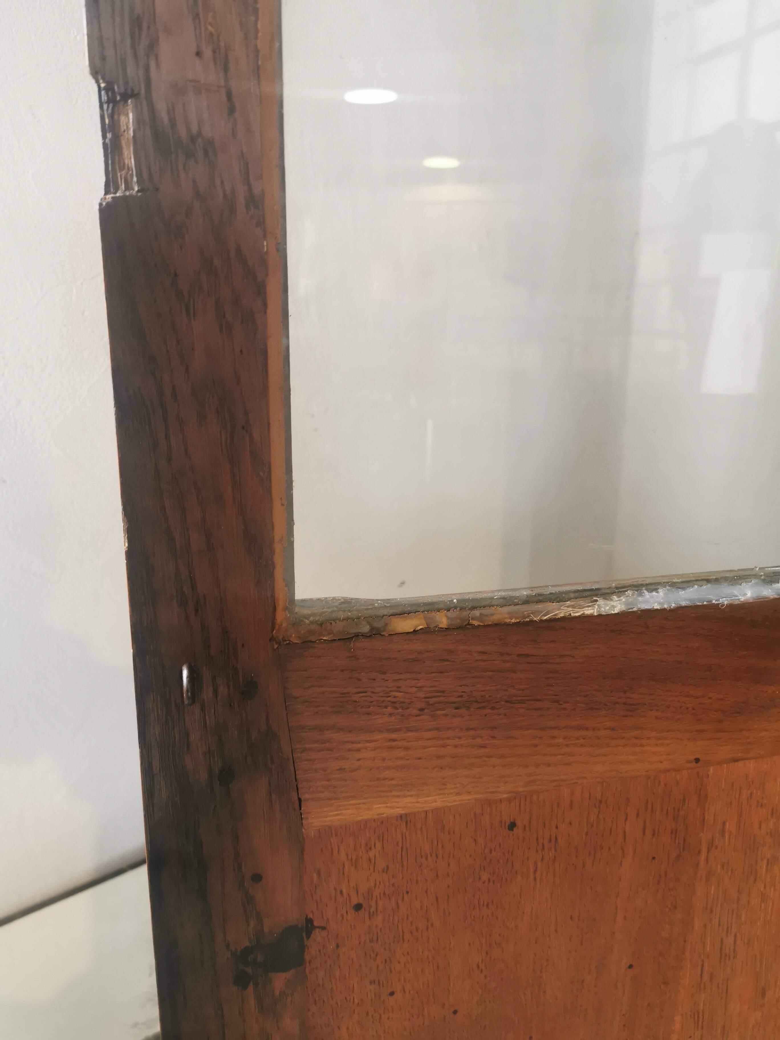 Display cabinet, oak bookcase from the 20s