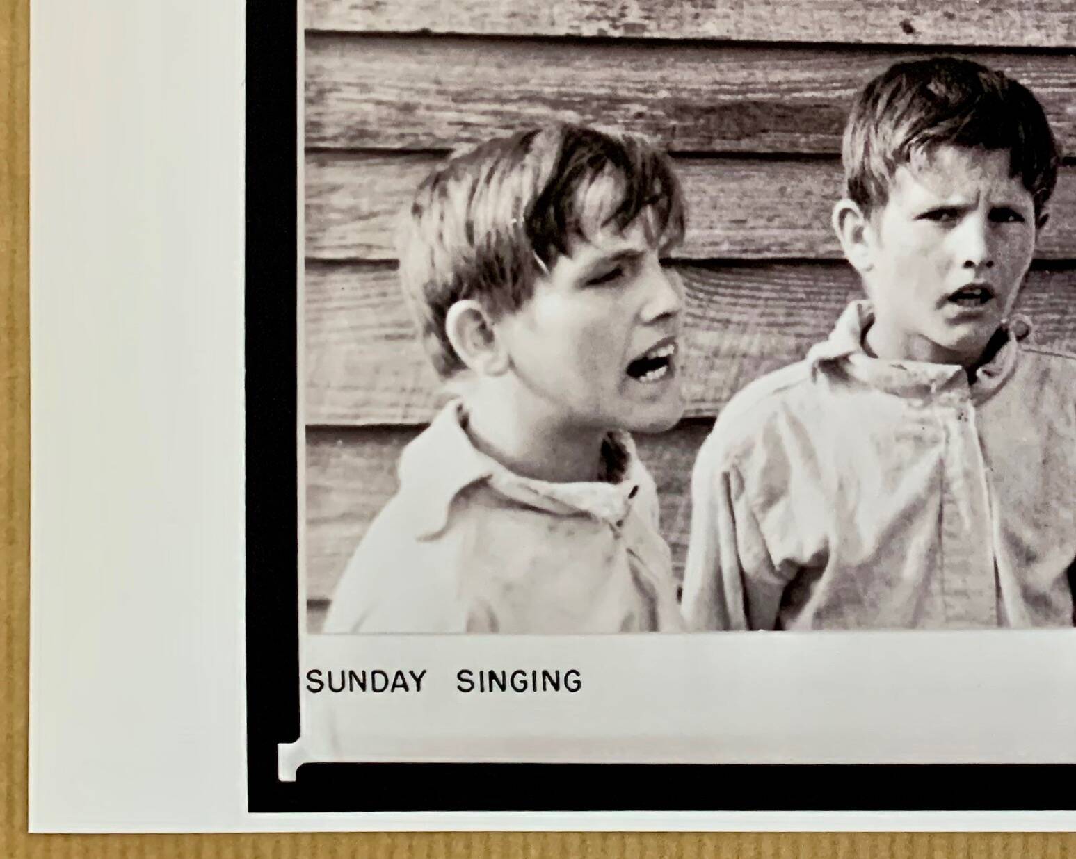 Black and White Art Photograph — “Sunday Song, Alabama 1935”