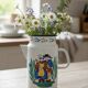 Grand, piché, par/cafetière folklore, breton vintage en émail
