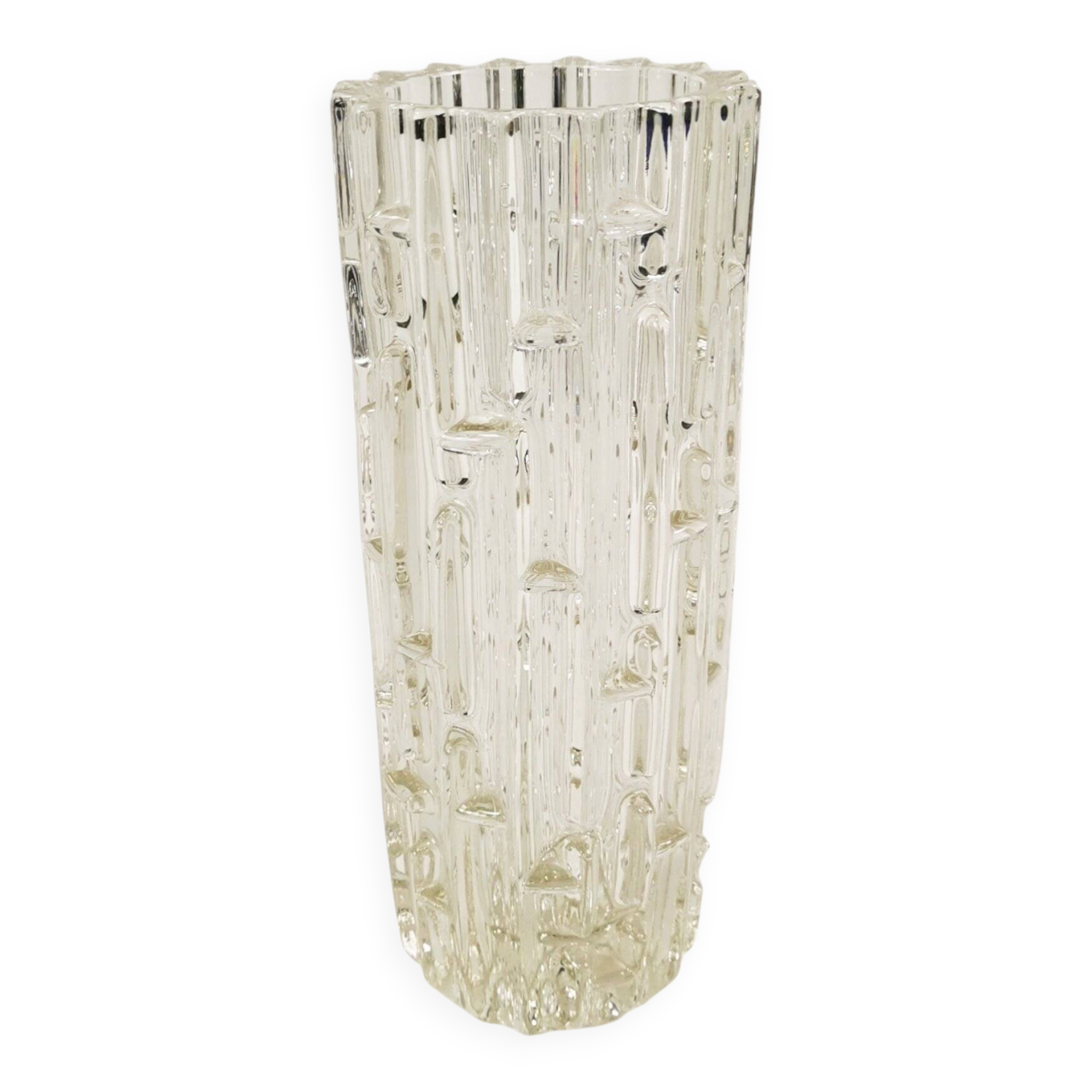 Modernist vase, Labyrinth, Rudolfova Hut, designed by Frantisek Vizner, Cze