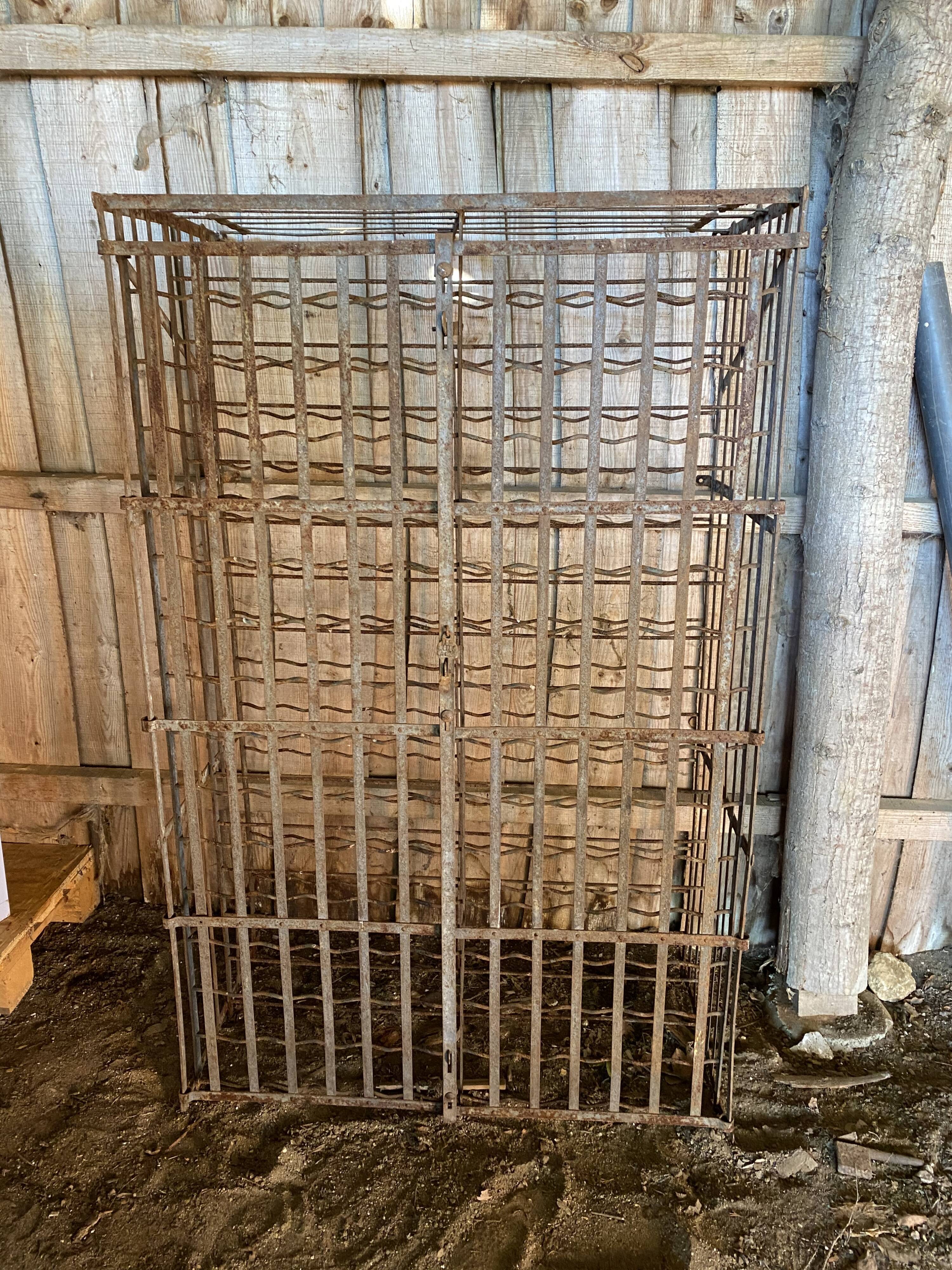 Old wine rack 2 doors