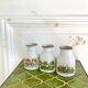 Vases en grès décor herbier