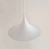 Set of 2 white "Micro" Semi pendant lamps by Claus Bonderup & Torsten Thorup for Lyfa
