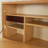 1960s two-piece secretary desk