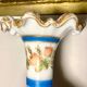 Jean-françois robert baccarat vase opaline peint main