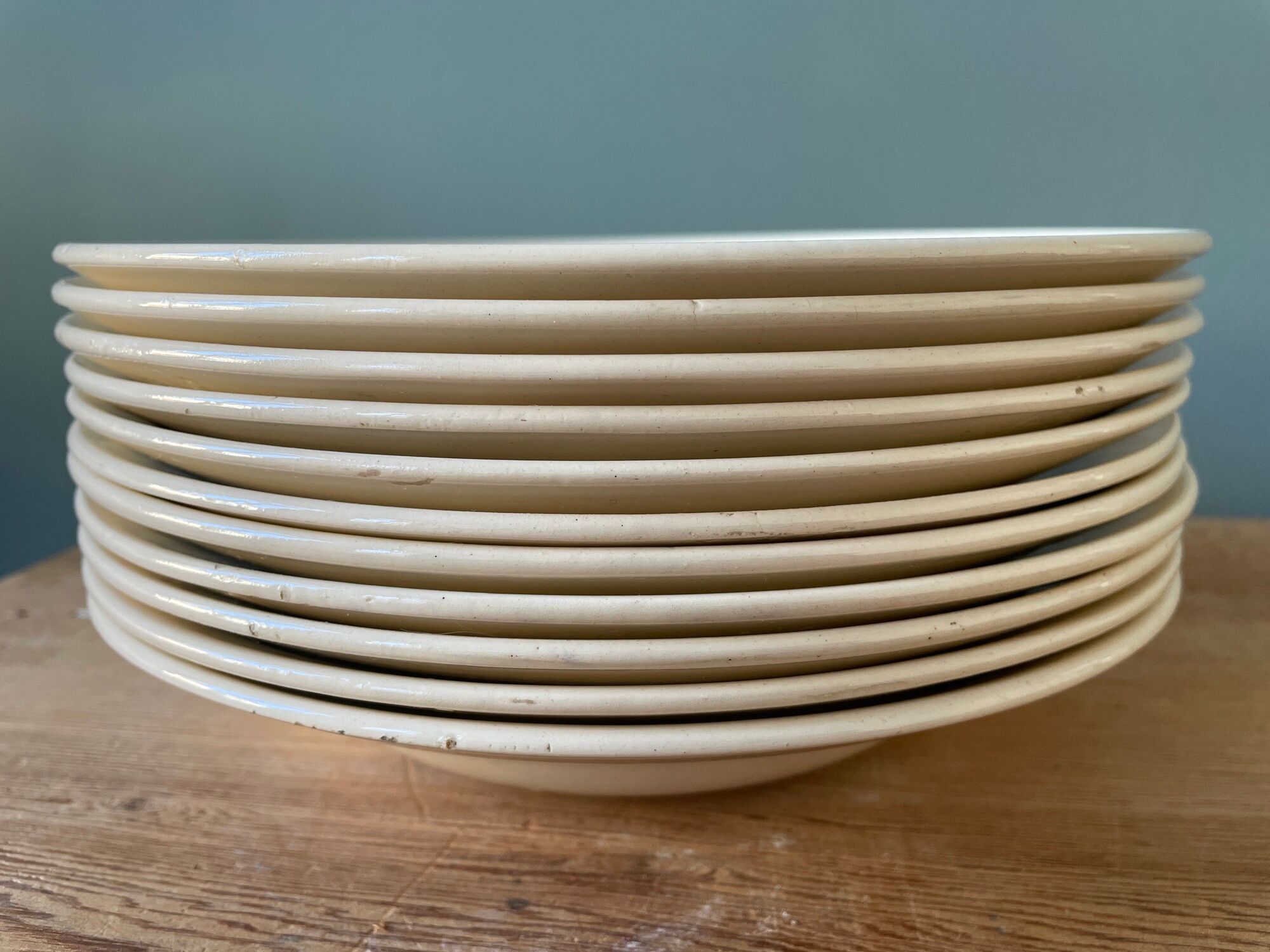 Set of 11 K&G Lunéville soup plates, Sylvain model