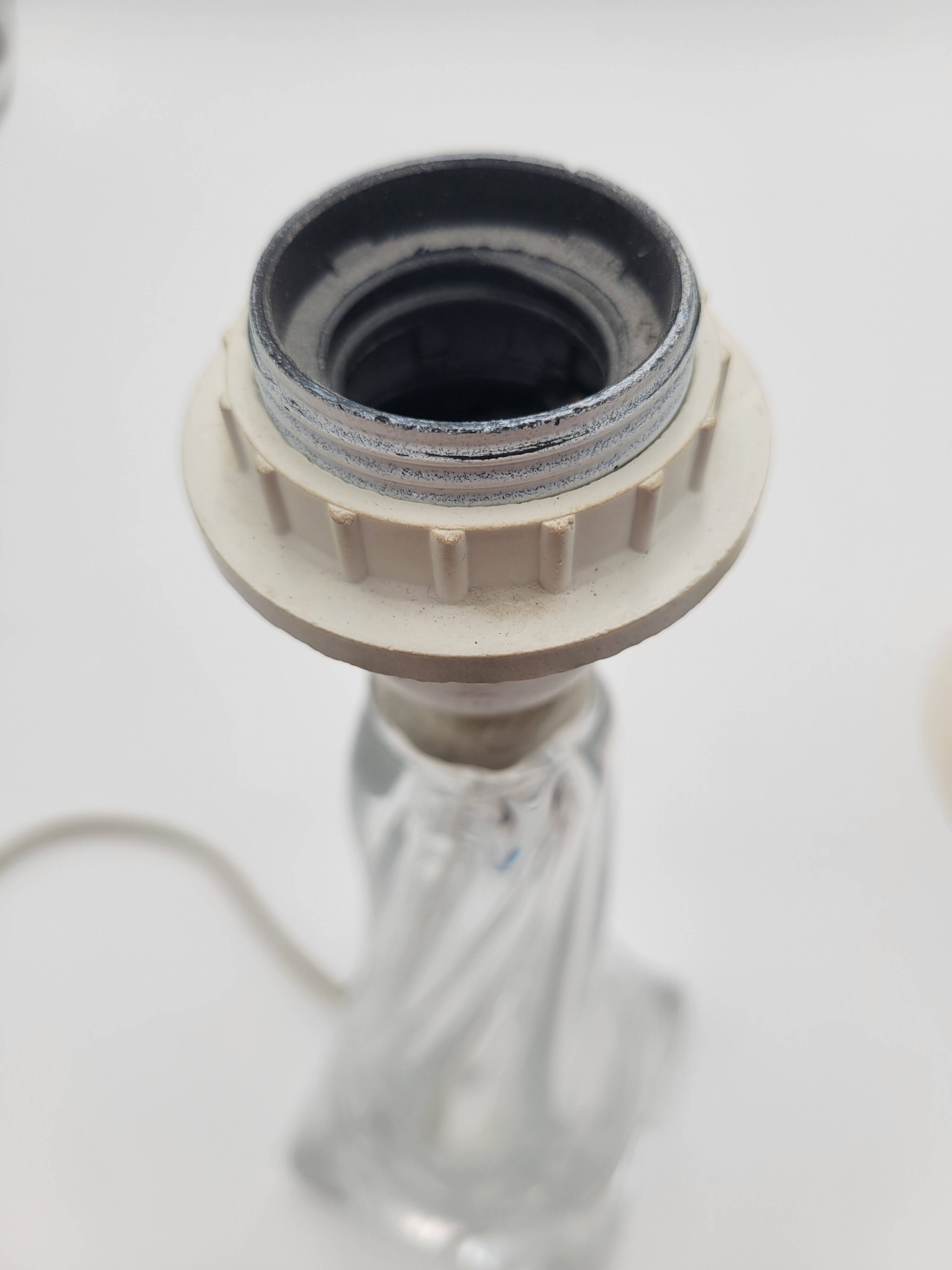 Daum style glass lamp