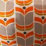 Coussin tissu années 70